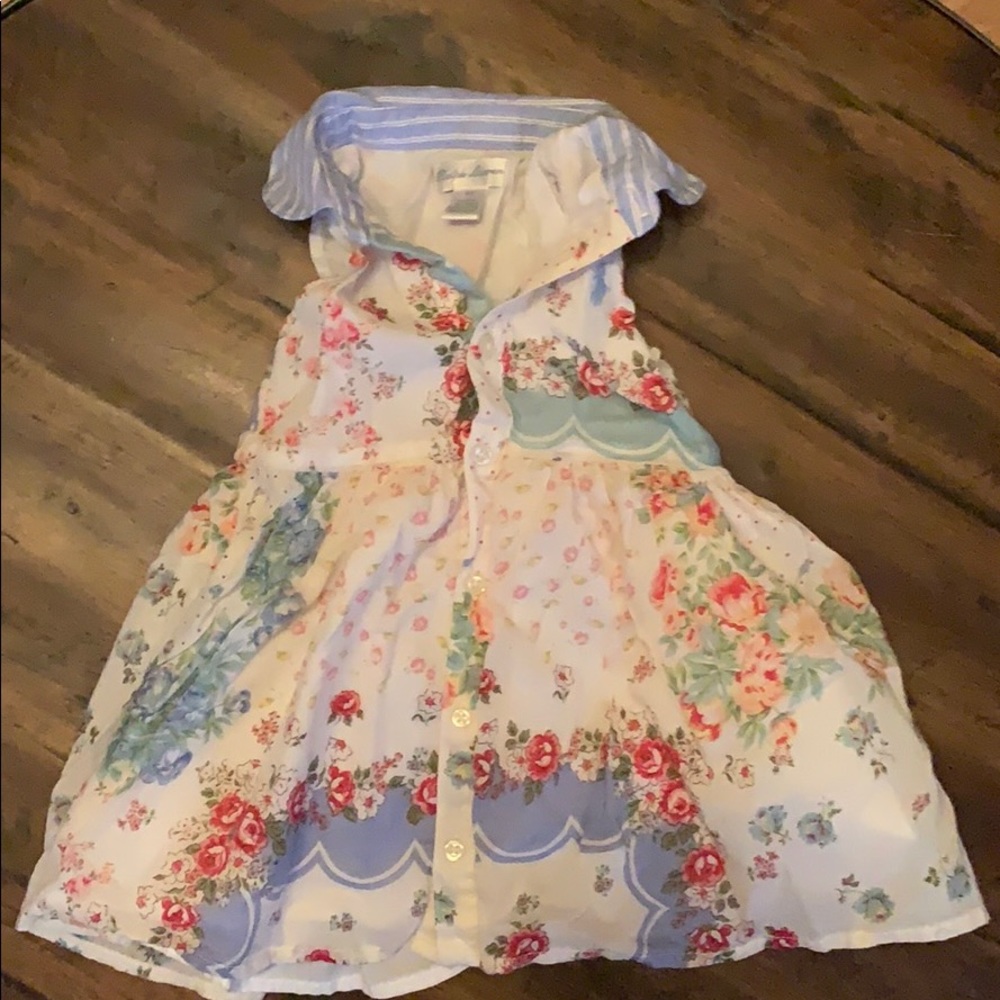 Ralph Lauren floral dress with matching bottoms